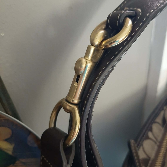 COACH Rare Holiday Patchwork Shoulder Bag + Matching Wallet Set Y2K - Picture 5 of 14